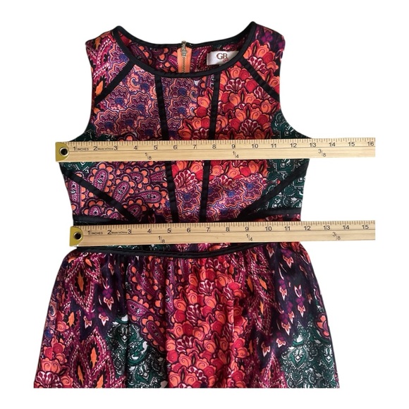 GB Girls Multi‑Print Maxi Dress Size 8 - Picture 4 of 5